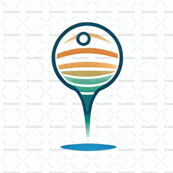 Golftee und Ball